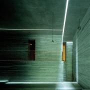 ArchitektInnen / KünstlerInnen: Peter Zumthor<br>Projekt: Therme Vals<br>Aufnahmedatum: 07/97<br>Format: 4x5'' C-Dia<br>Lieferformat: Dia-Duplikat, Scan 300 dpi<br>Bestell-Nummer: 7266/C<br>