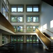 ArchitektInnen / KünstlerInnen: Adolf Krischanitz<br>Projekt: Lauder-Chabad-Campus<br>Aufnahmedatum: 09/99<br>Format: 4x5'' C-Dia<br>Lieferformat: Dia-Duplikat, Scan 300 dpi<br>Bestell-Nummer: 9224/B<br>