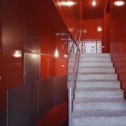 ArchitektInnen / KünstlerInnen: ARTEC Architekten<br>Projekt: Wohnhausanlage Alxingergasse<br>Aufnahmedatum: 11/04<br>Format: 4x5'' C-Dia<br>Lieferformat: Dia-Duplikat, Scan 300 dpi<br>Bestell-Nummer: 12332/C<br>