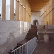 ArchitektInnen / KünstlerInnen: Ernst Beneder, Anja Fischer<br>Projekt: Pfarrkirche Gallspach<br>Aufnahmedatum: 12/05<br>Format: 4x5'' C-Dia<br>Lieferformat: Dia-Duplikat, Scan 300 dpi<br>Bestell-Nummer: 12680/C<br>