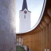 ArchitektInnen / KünstlerInnen: Ernst Beneder, Anja Fischer<br>Projekt: Pfarrkirche Gallspach<br>Aufnahmedatum: 12/05<br>Format: 4x5'' C-Dia<br>Lieferformat: Dia-Duplikat, Scan 300 dpi<br>Bestell-Nummer: 12677/B<br>