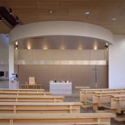 ArchitektInnen / KünstlerInnen: Ernst Beneder, Anja Fischer<br>Projekt: Pfarrkirche Gallspach<br>Aufnahmedatum: 12/05<br>Format: 4x5'' C-Dia<br>Lieferformat: Dia-Duplikat, Scan 300 dpi<br>Bestell-Nummer: 12683/C<br>