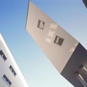 ArchitektInnen / KünstlerInnen: Zaha M. Hadid, Zaha Hadid Architects<br>Projekt: Wohnbau Spittelau<br>Aufnahmedatum: 01/06<br>Format: 4x5'' C-Dia<br>Lieferformat: Dia-Duplikat, Scan 300 dpi<br>Bestell-Nummer: 12697/C<br>