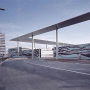 ArchitektInnen / KünstlerInnen: Holzbauer und Partner ZT GmbH, Peter Kogler<br>Projekt: VIP-Lounge und Parkhaus, Flughafen Wien Schwechat<br>Aufnahmedatum: 03/06<br>Format: 4x5'' C-Dia<br>Lieferformat: Dia-Duplikat, Scan 300 dpi<br>Bestell-Nummer: 12707/C<br>